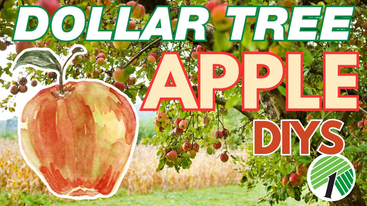 🍎 APPLES! 23 Best Fall Dollar Tree DIYS! Autumn Coffee Bar & Tiered Tray DIY