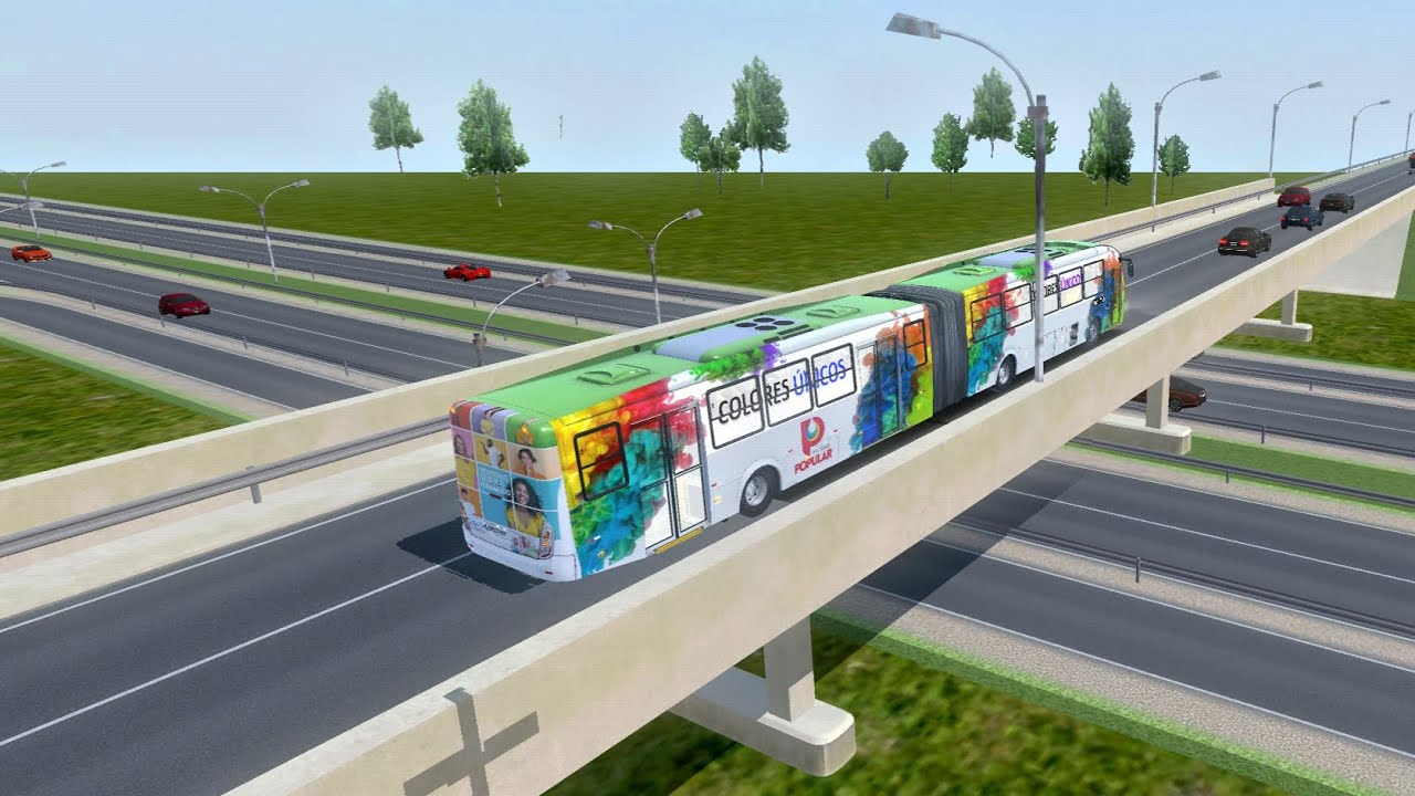 PBSU - Comil Doppio Articulado Volvo B340M (mapa #Aricanduva) 