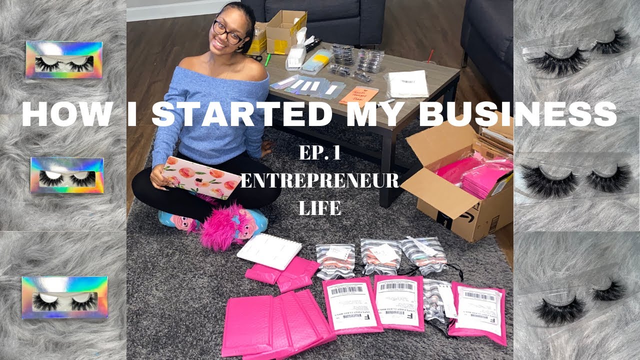 HOW I STARTED MY LASH BUSINESS WITH $65| EP. 1 ENTREPRENEUR LIFE| @BUNNIHONEYY