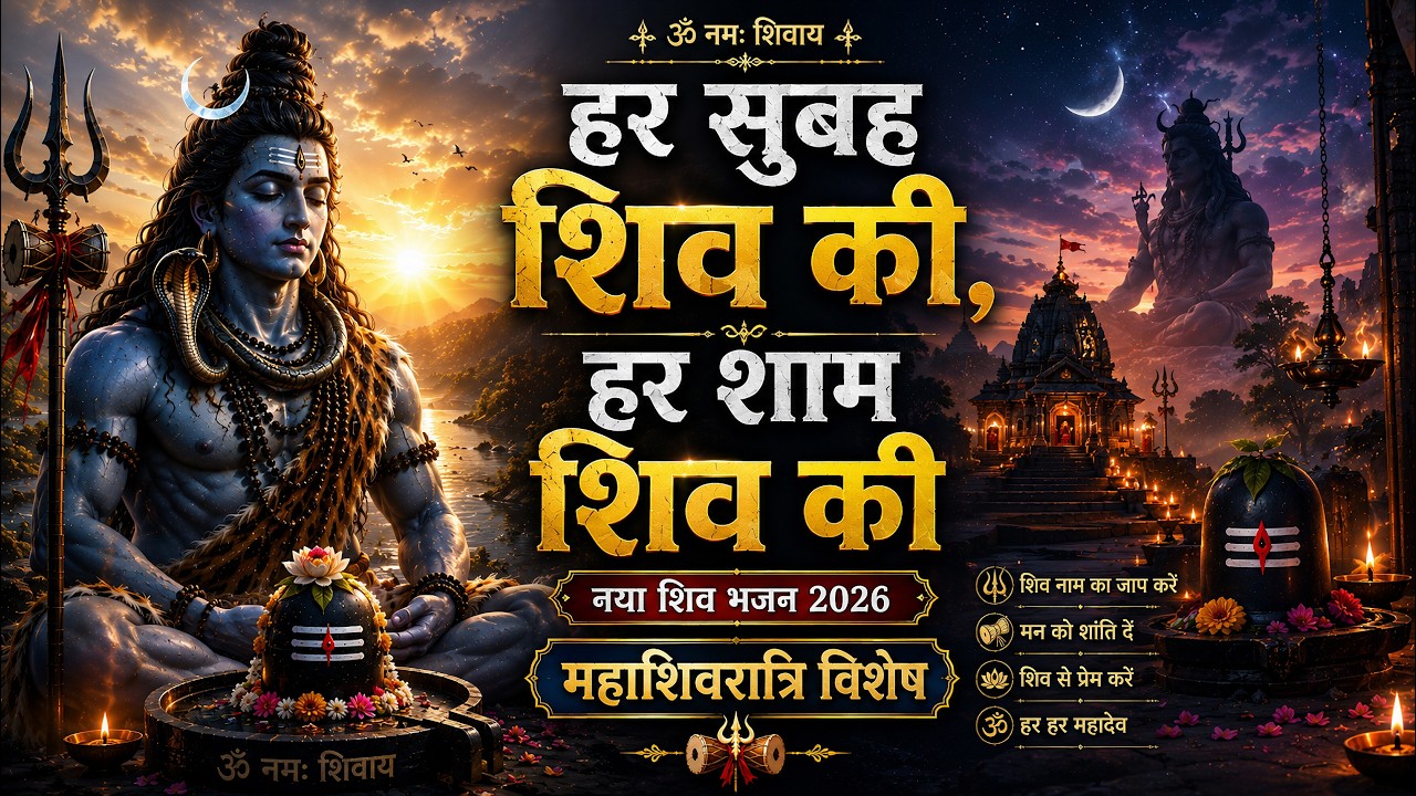 Har Subah Shiv Ki, Har Shaam Shiv Ki | New Shiv Bhajan 2026 | Mahashivratri Special #bhajandhaara