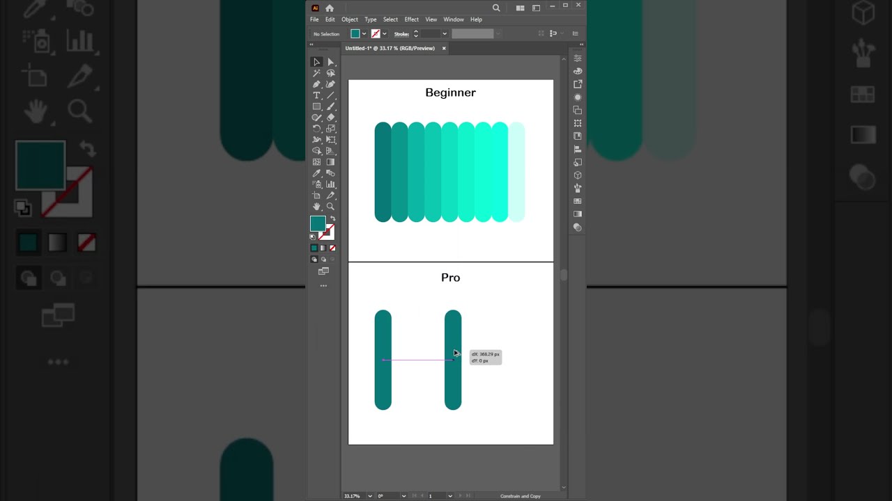 Blend Color in Adobe Illustrator.  #trending #adobeillustrator