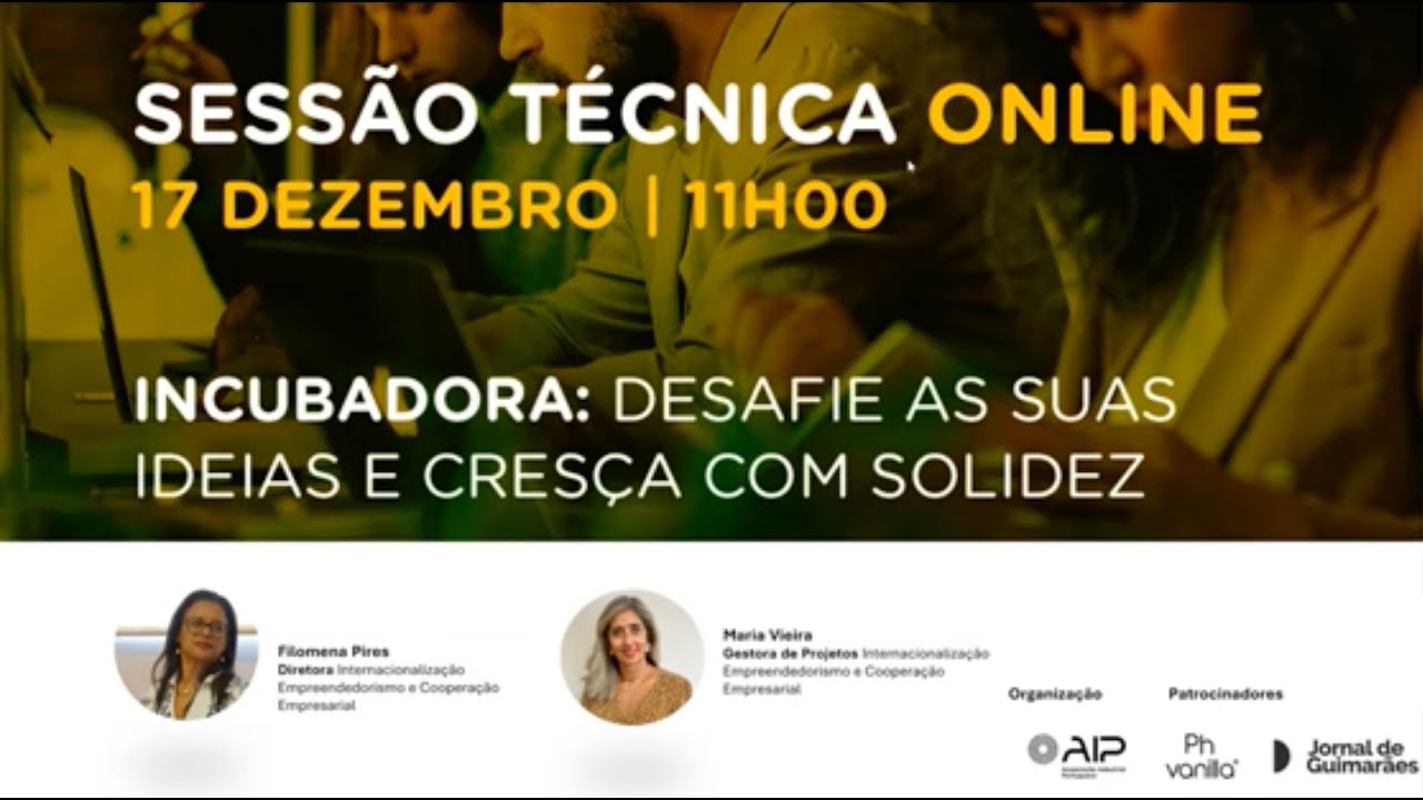 Sessão técnica online 