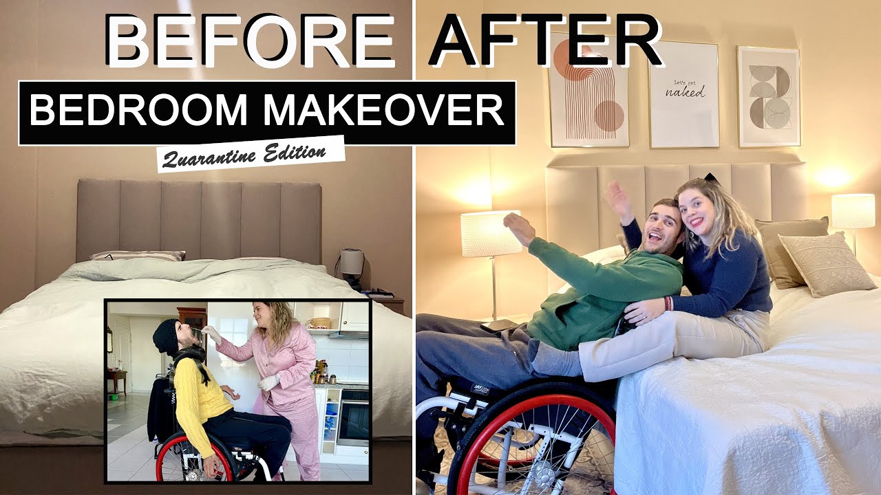 Bedroom makeover | before & after transformation| Αλλαγές στο υπνοδωματιο μας ♿| Nick & Anthi