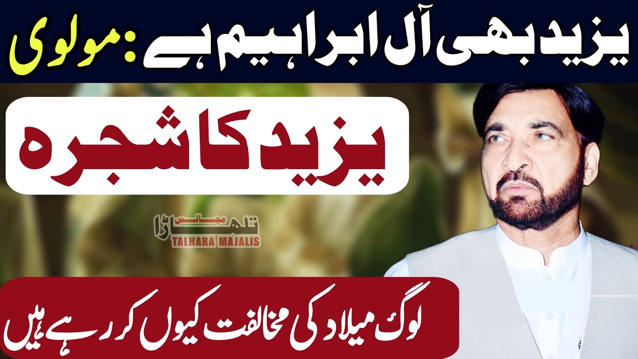 Molvi Kehta Hai Yazeed Bhi All E Ibrahimع Hai / Allama Ali Nasir Talhara / Rabi Ul Awal 2025 