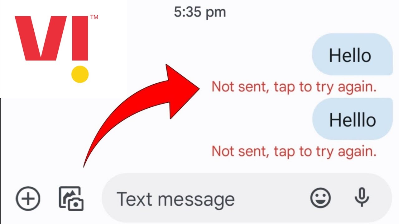 Message Not Sent Tap To Try Again Vi Sim | Vodafone Idea Sms Not Sending