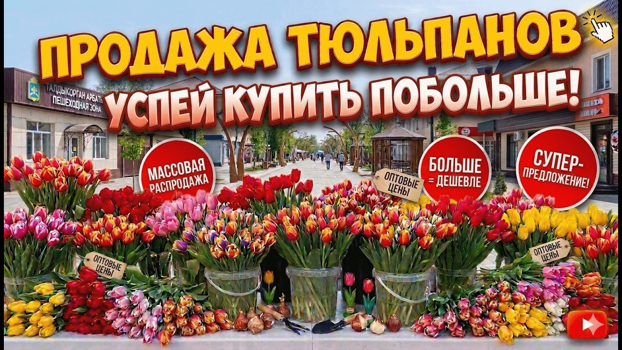 Тюльпаны на Арбате Талдыкорган