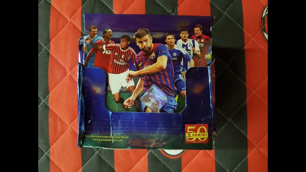 POWRÓT DO PRZESZŁOŚCI - UNBOXING DISPLAY BOXA Z CHAMPIONS LEAGUE 11/12 - NAJŁADNIEJSZA KOLEKCJA!!!