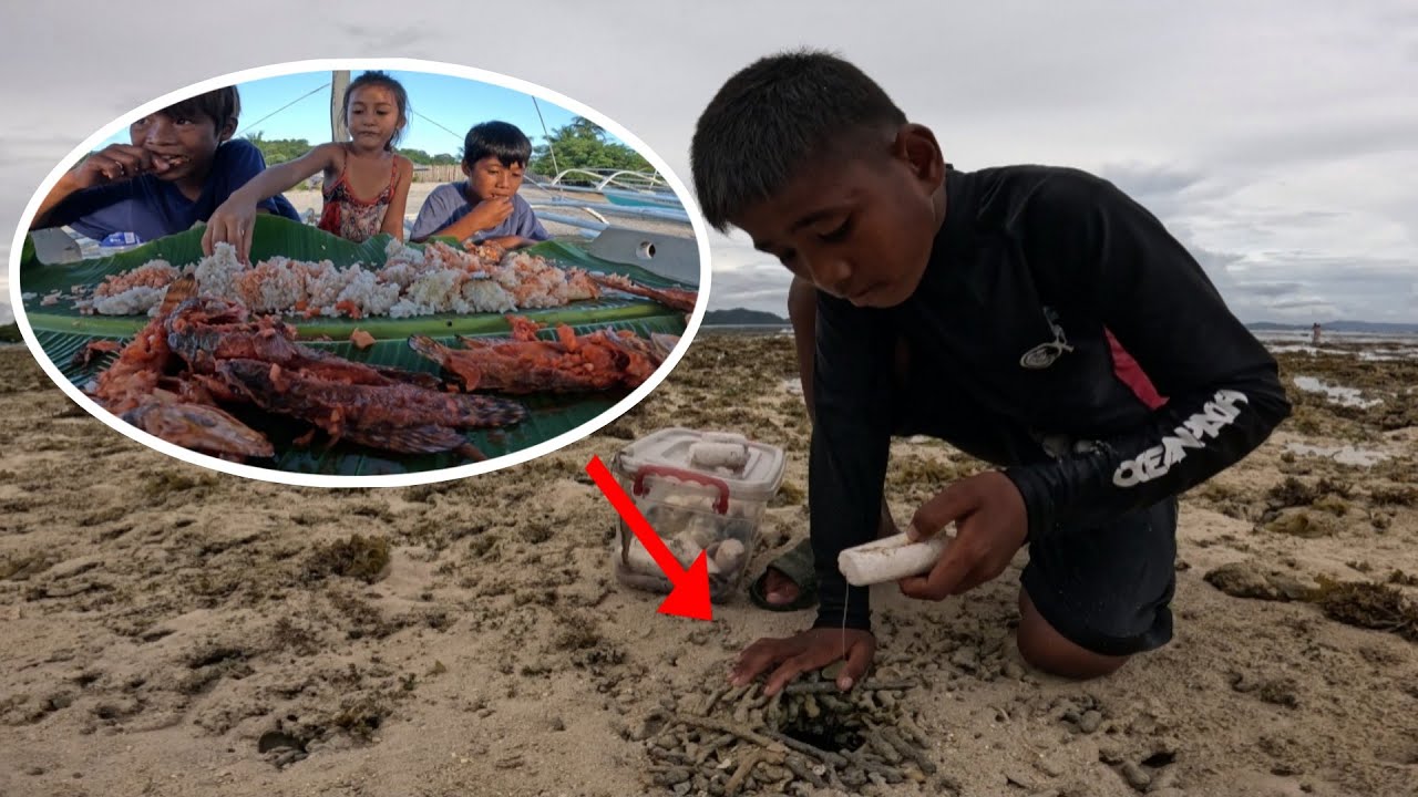 Kakaiba ito sa Lahat ng Isda Nakatira sa ilalim ng Buhangin Catch & Cook