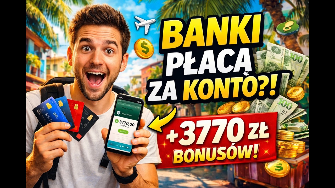 🎁 Jak zarobić 3770 zł na bankach? 💰 Bonusy bankowe 2026 - Instrukcja