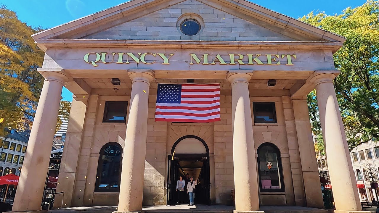 Quincy Market 2024 Complete Walkthrough in 4K - Boston, Massachusetts