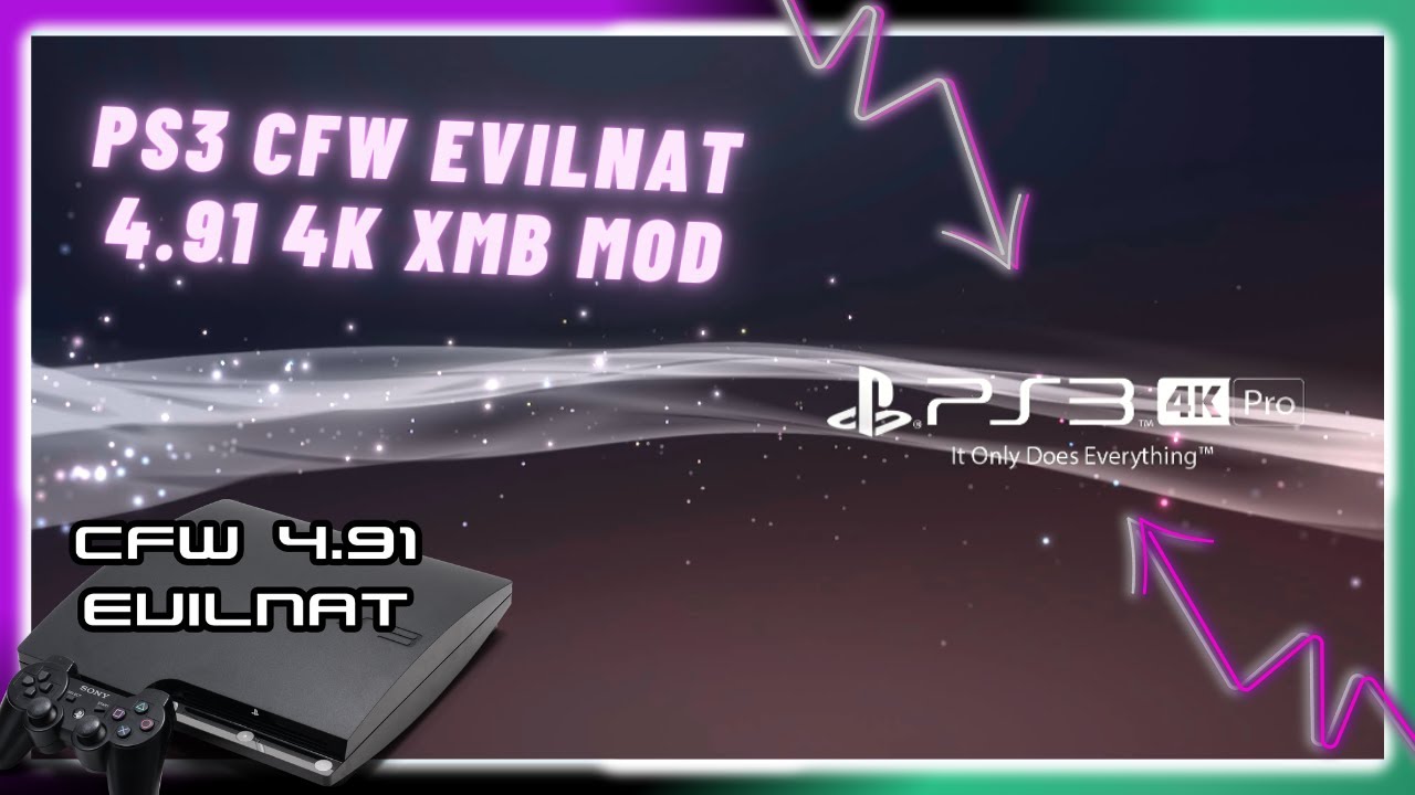 PS3 4K XMB Mod New Version Test On Evilnat 4.91