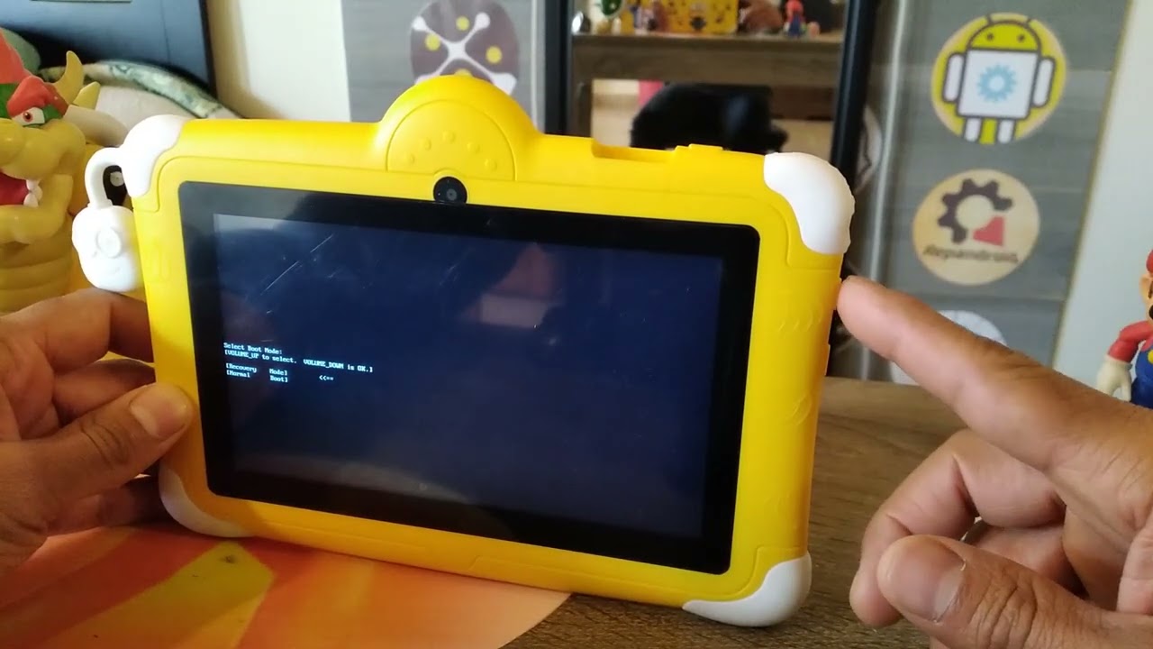 Cómo hacer un reset en tablet Minions si se queda trabada, Metodo desde Modo Recovery