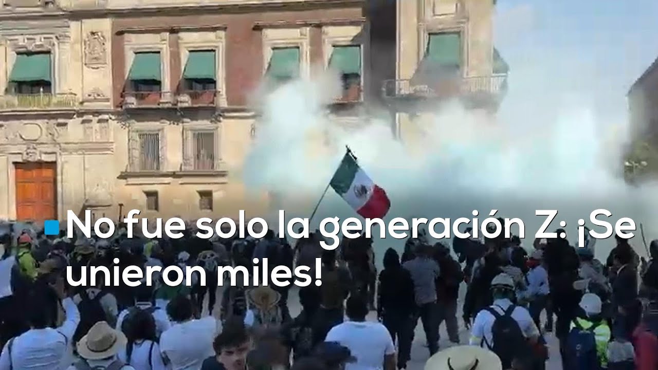 Asociaciones civiles, madres buscadoras, m&eacute;dicos y ciudadanos se unen a la marcha de la generaci&oacute;n Z