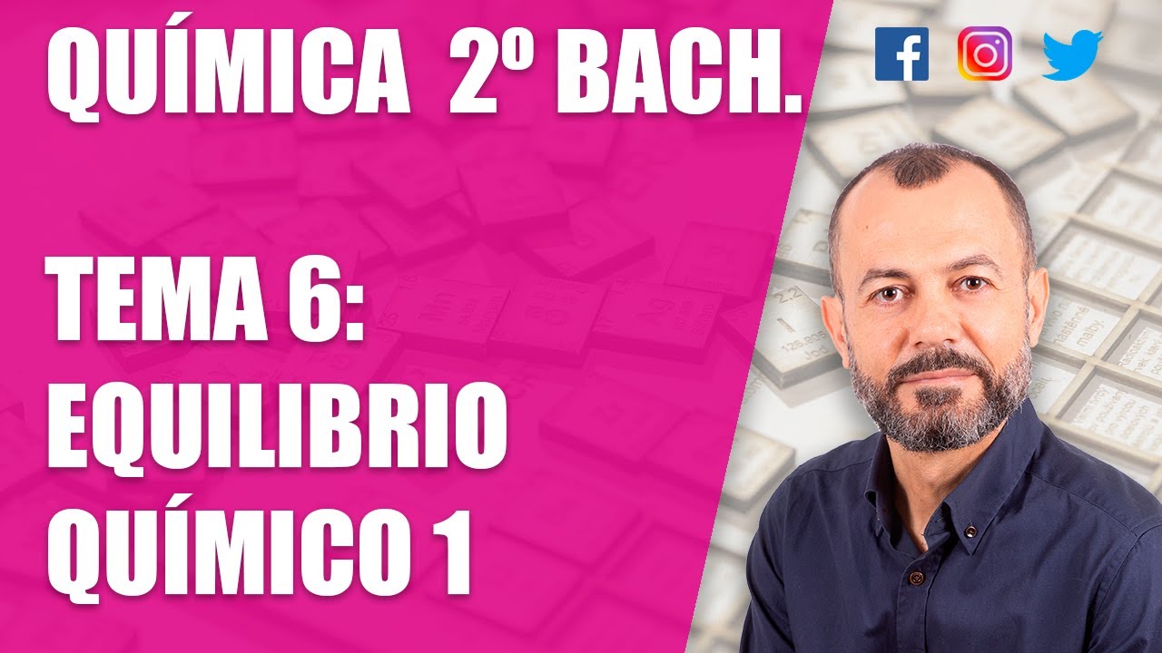 Equilibrio químico 1 - Tema 6 - Química 2 Bachillerato - Constante de equilibrio, Kc