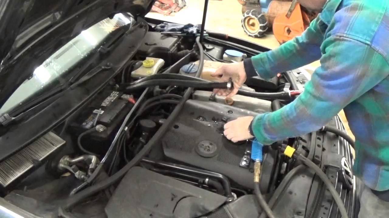 Промывка радиатора печки Passat - 1.8T