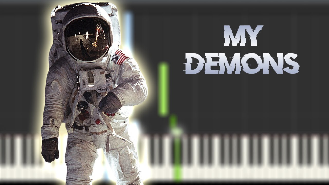 Starset - My Demons | Instrumental Piano Tutorial / Partitura / Karaoke / MIDI