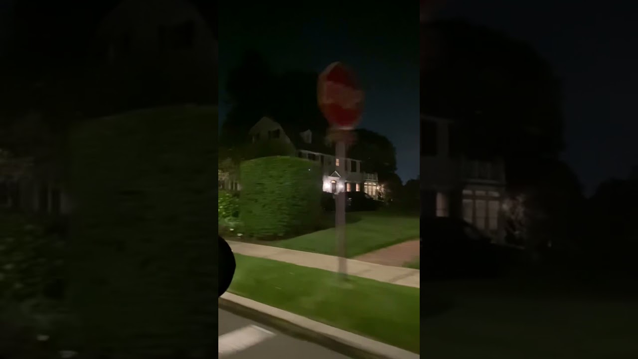 Amityville Horror House at Night #shorts #shortsfeed #scary