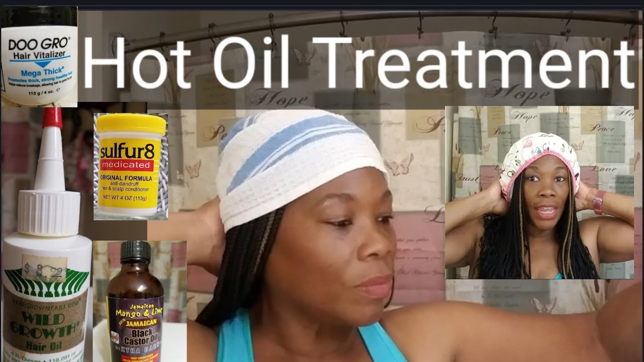 SULFUR 8 HOT OIL TREATMENT FOR DRY FRIZZY BRAIDS/HAIR JOURNEY #2/ WITH HELPFUL TIPS