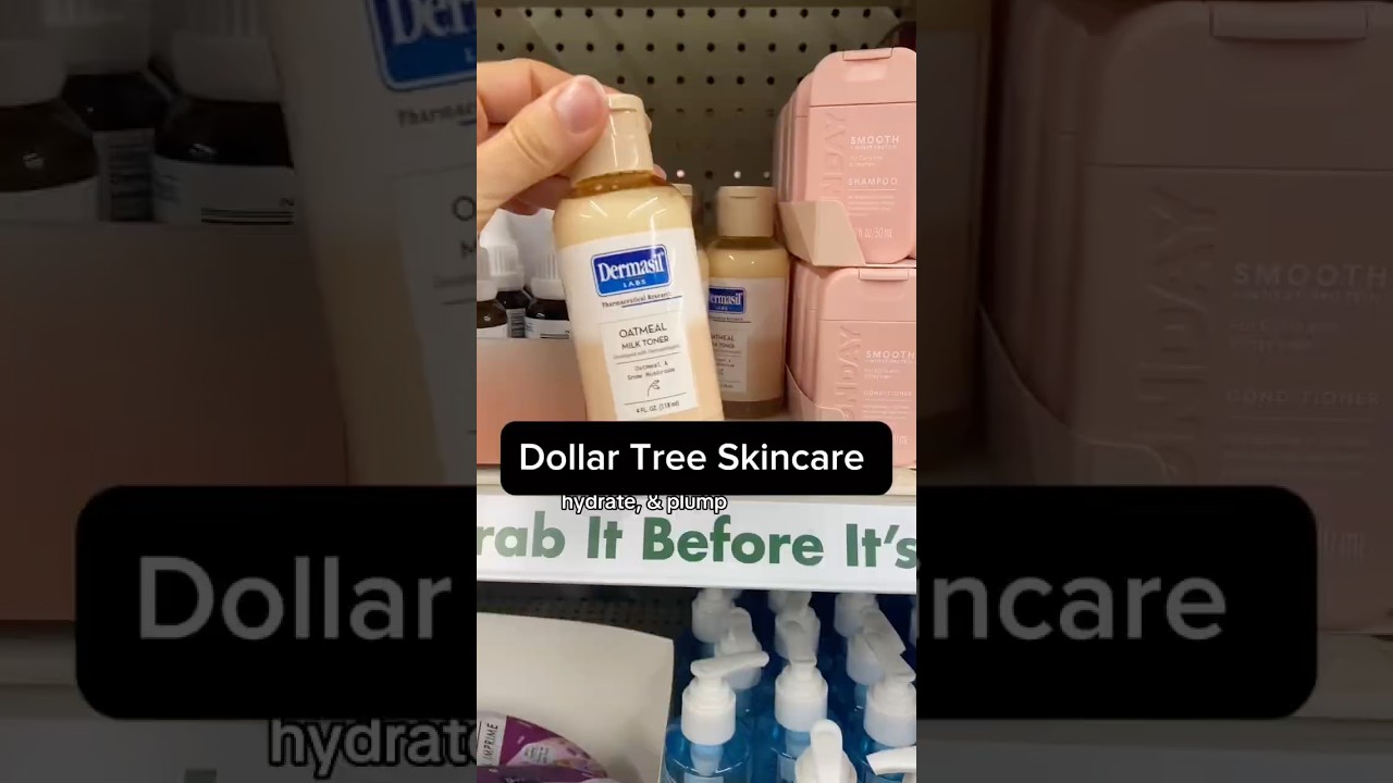 Dollar Tree Skincare Routine Under $10 #dermatologist