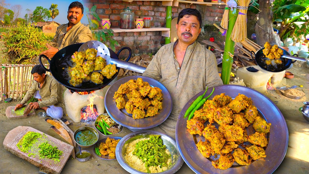 हरे चने के कुरकुरे पकोड़े ऐसे बना कर देखें उंगलिया चाटते रह जाओगे| Green Chickpea pakoda/Hara Choliya