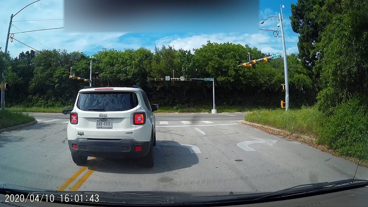 Horn stuck on or driver unconscious at light