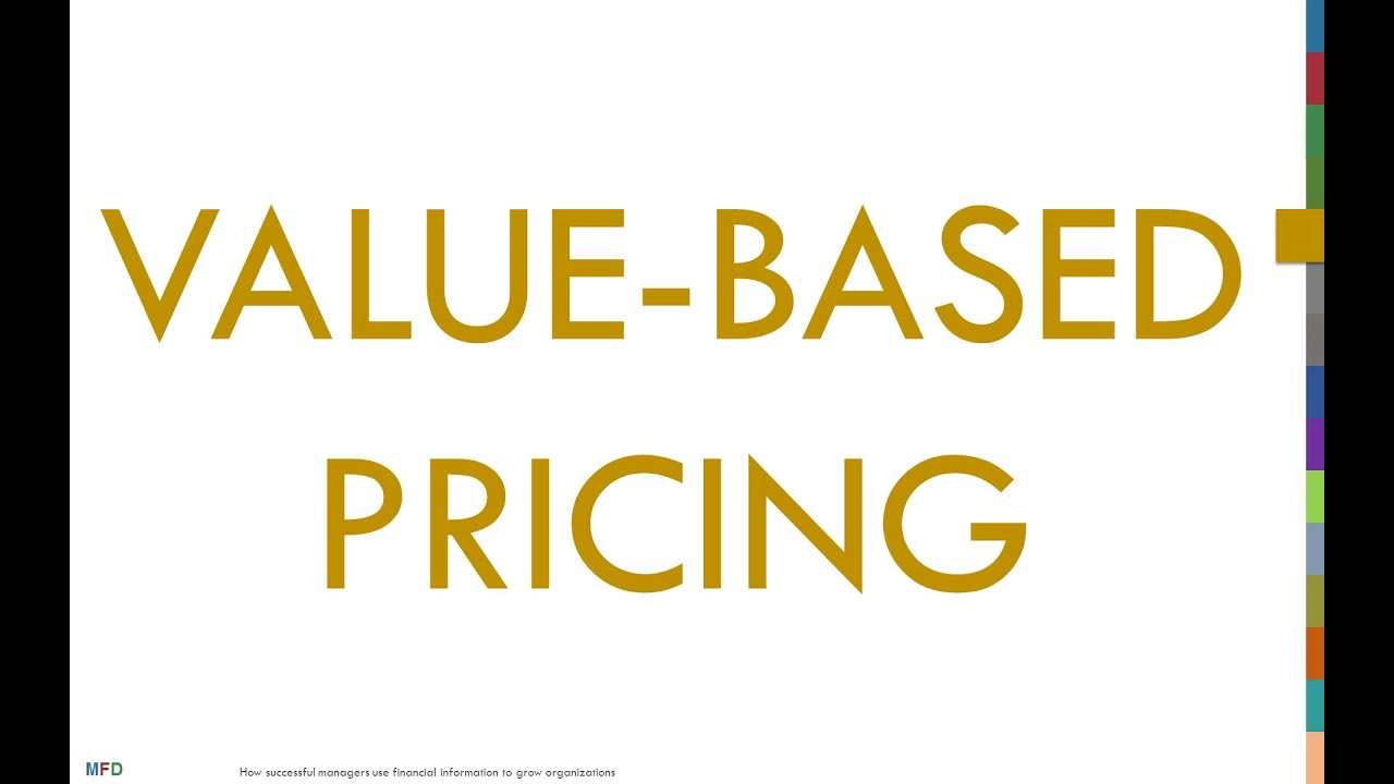 Concept 5.3: Value-based pricing