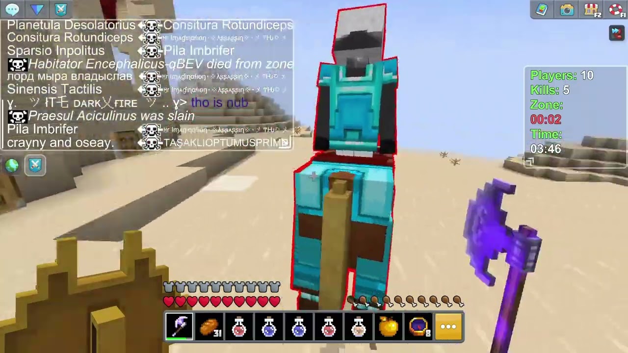 Imagine To Play Hunger Games Part-1 (Planet Craft/Planet Of Cubes)