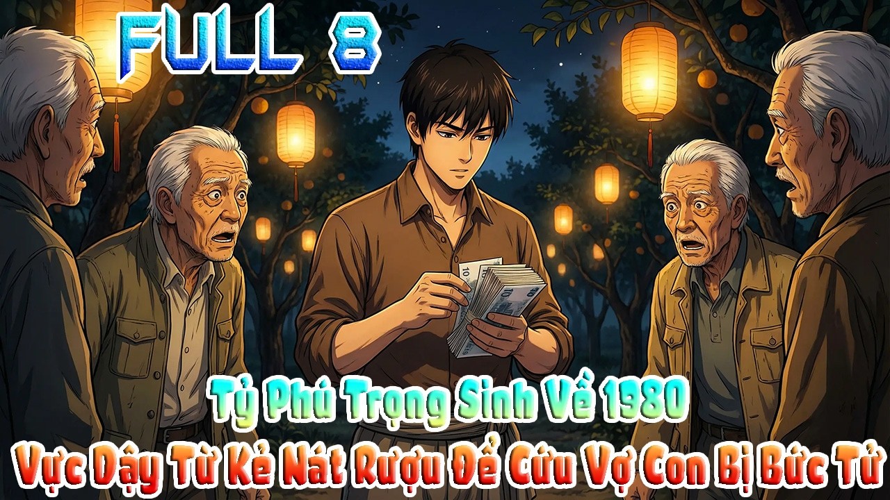 Tỷ Phú Trọng Sinh Về 1980, Vực Dậy Từ Kẻ Nát Rượu Để Cứu Vợ Con Bị Bức Tử. Full 8