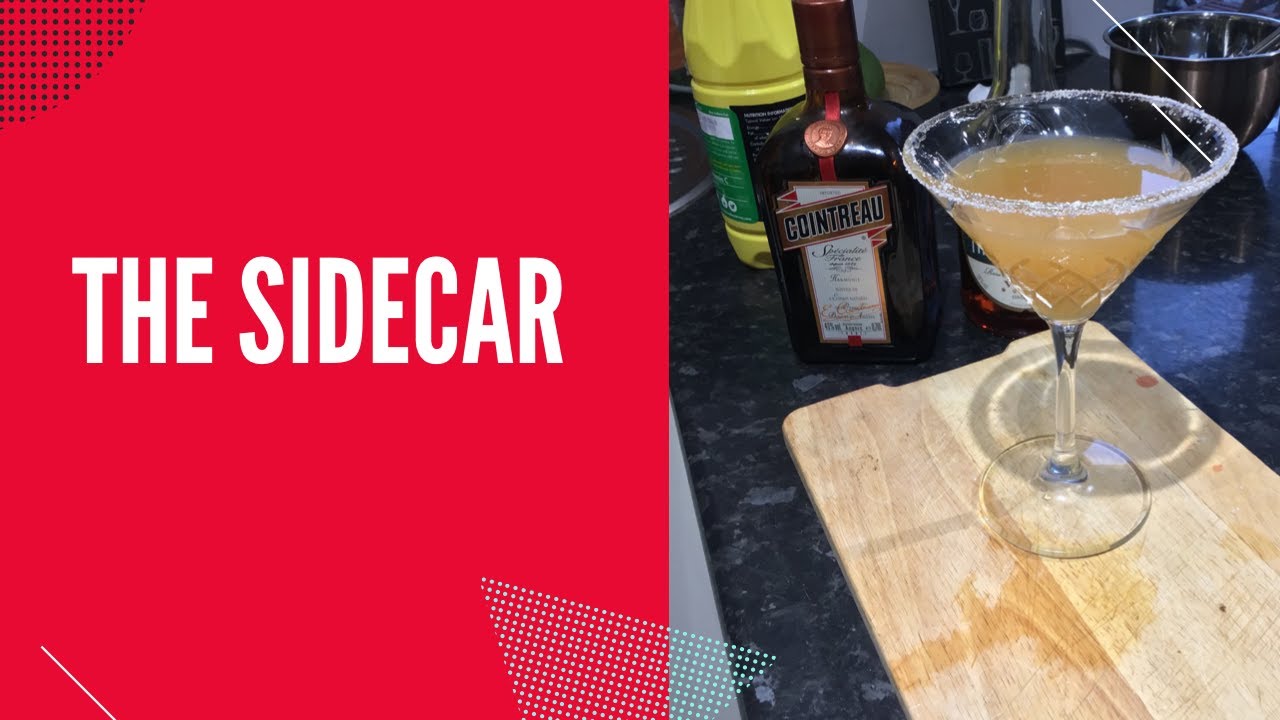 The Sidecar - Classic Cognac (Brandy) cocktail + Outtakes/Bloopers