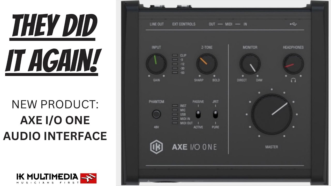 NEW PRODUCT: IK Multimedia AXE I/O One Audio Interface! | They Knocked It Out Of The Park Again!