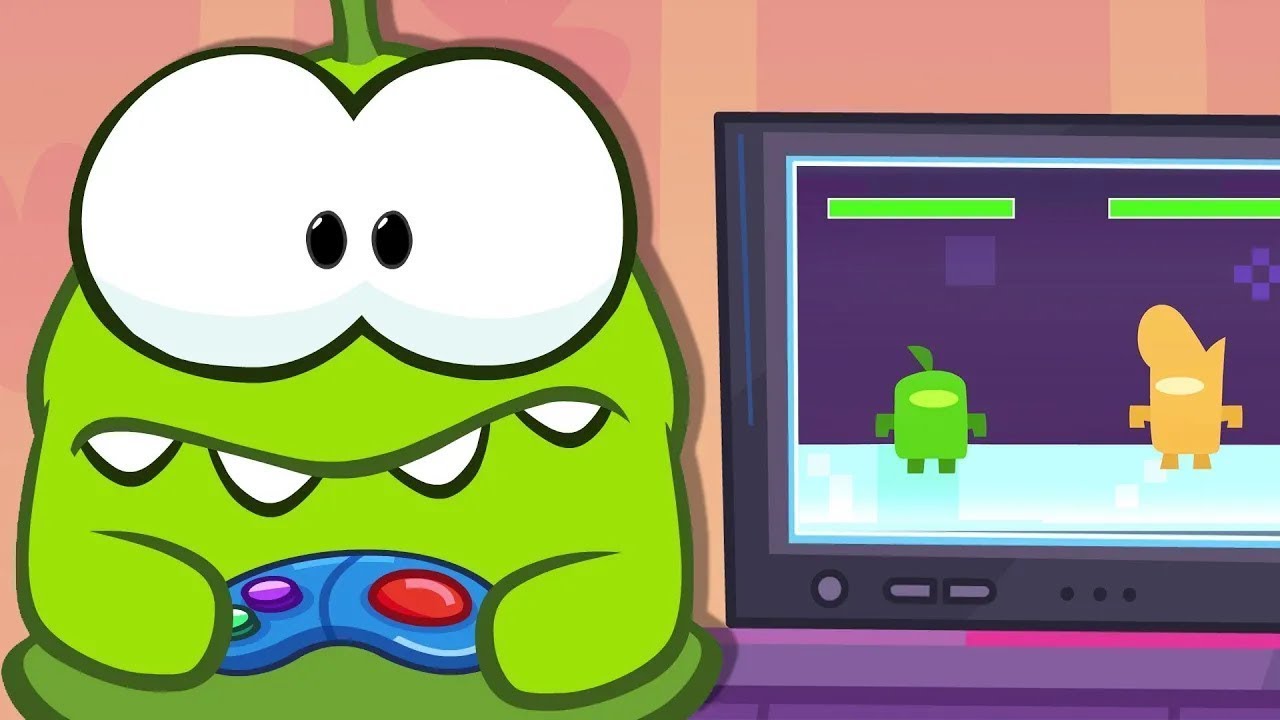 Game On, Om Nom! | Funny Cartoon For Children | Kids Shows Club