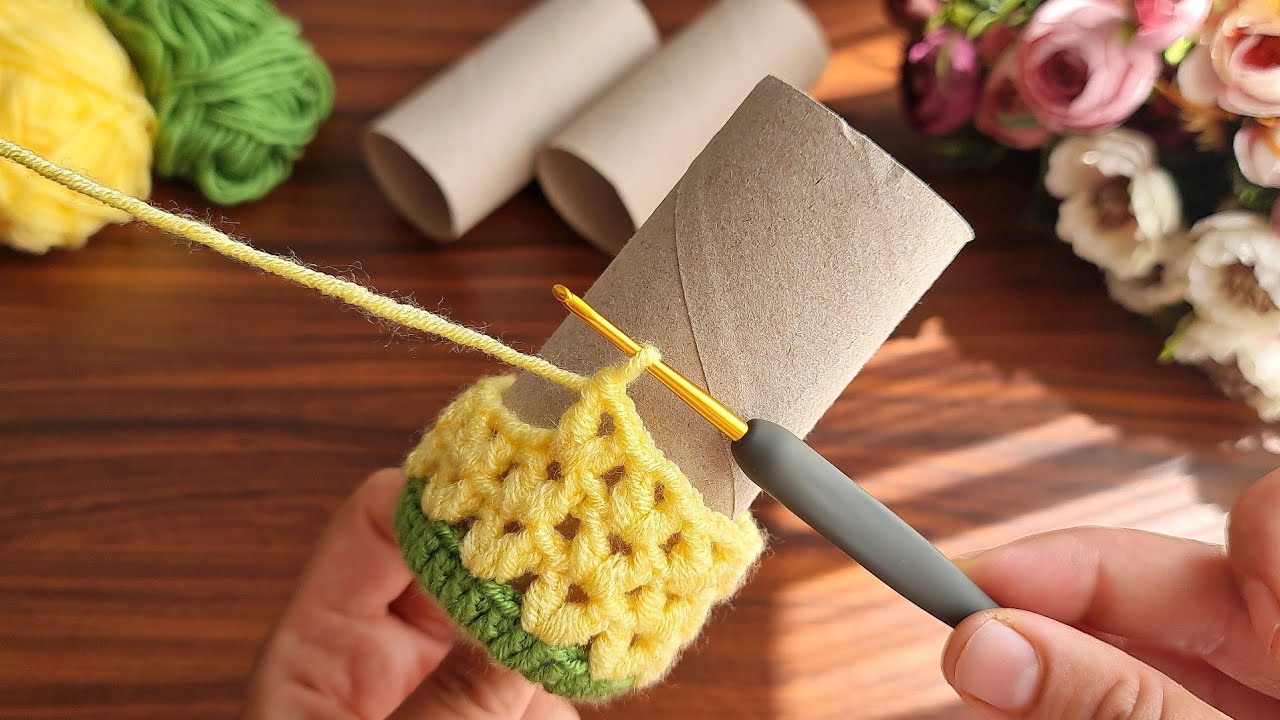 💰I made 50 in one day and I sold them all! This is the best decorative crochet.EASY CROCHET KNİTTİNG