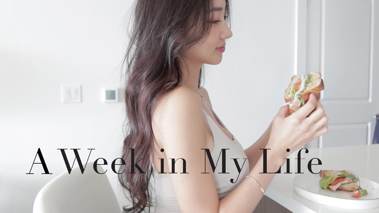A Week in My Life | Croissant sandwich, brunch date, shopping, and relaxing night yoga