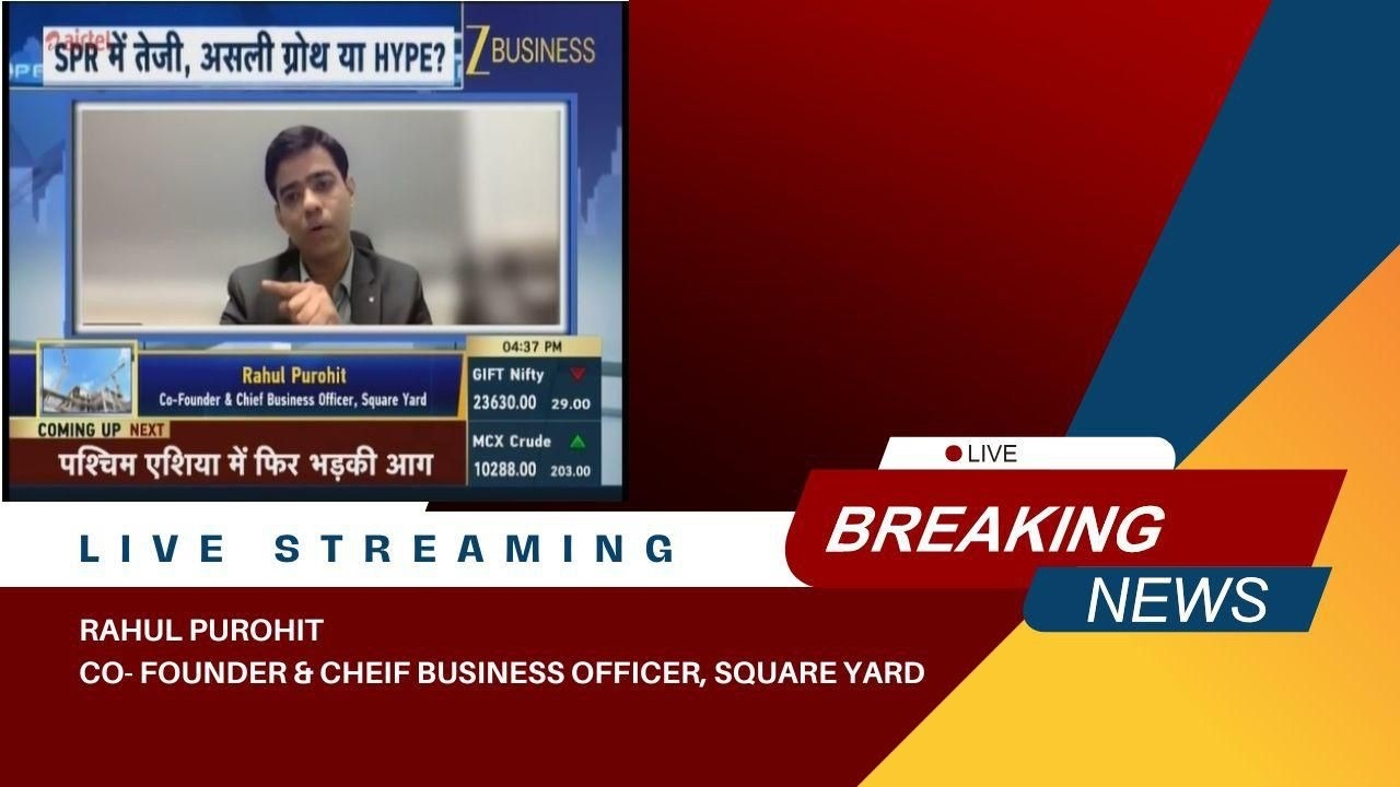 Why SPR Gurgaon is NCR's Next Luxury Hub | Rahul Purohit on Zee Business | Square Yards