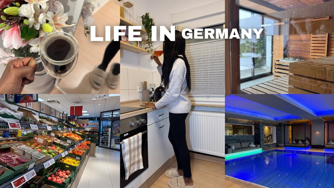 Days in my life in Germany|Cozy winter days|Spa day|Grocery shopping|Living alone diaries|vlog