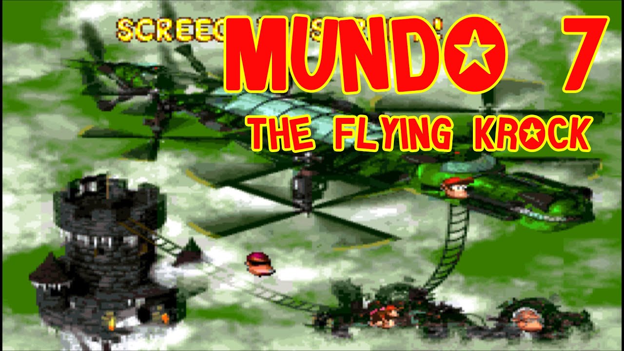 Donkey Kong Country 2: Diddy's Kong Quest todos os bonus e DK´s (Mundo 7)