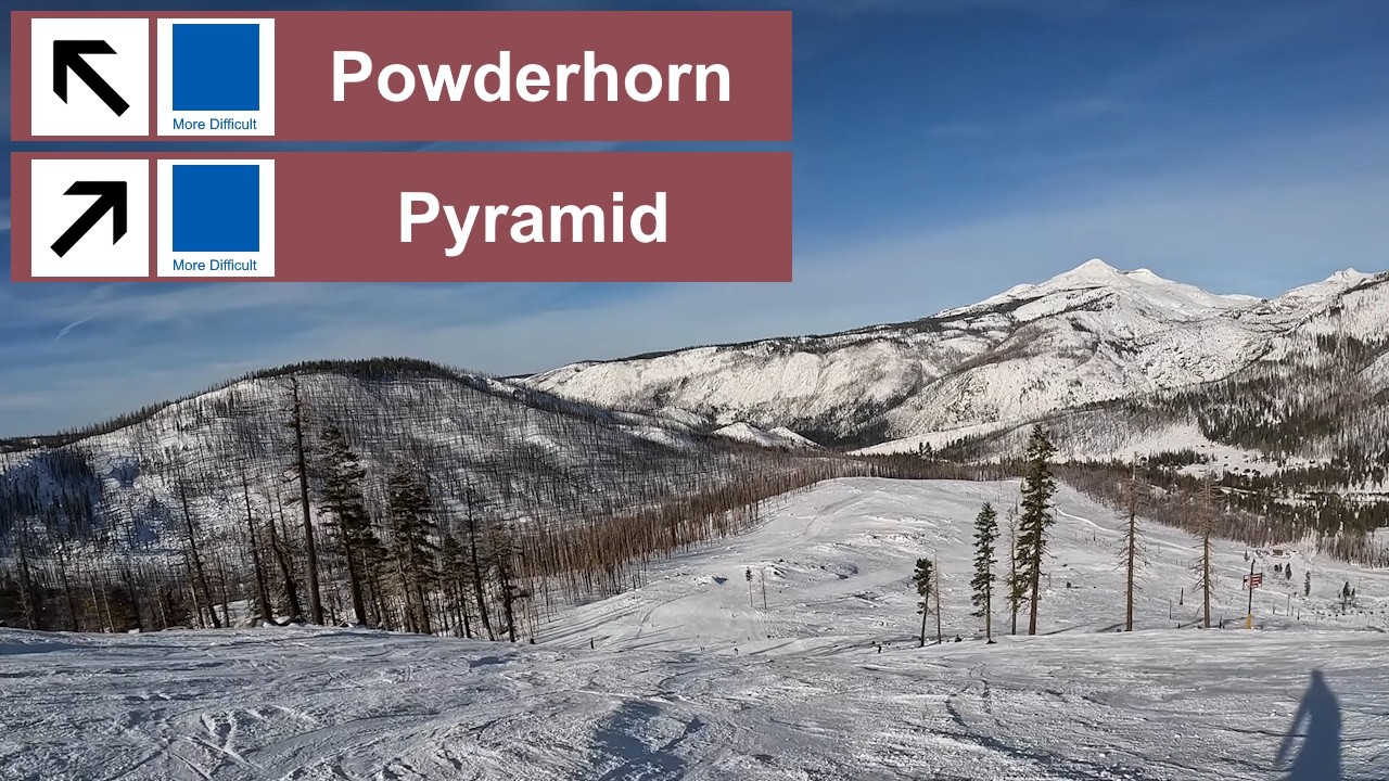 Sierra-at-Tahoe, CA - 🟦 Upper Powderhorn to Pyramid (1-11-26) [4K]
