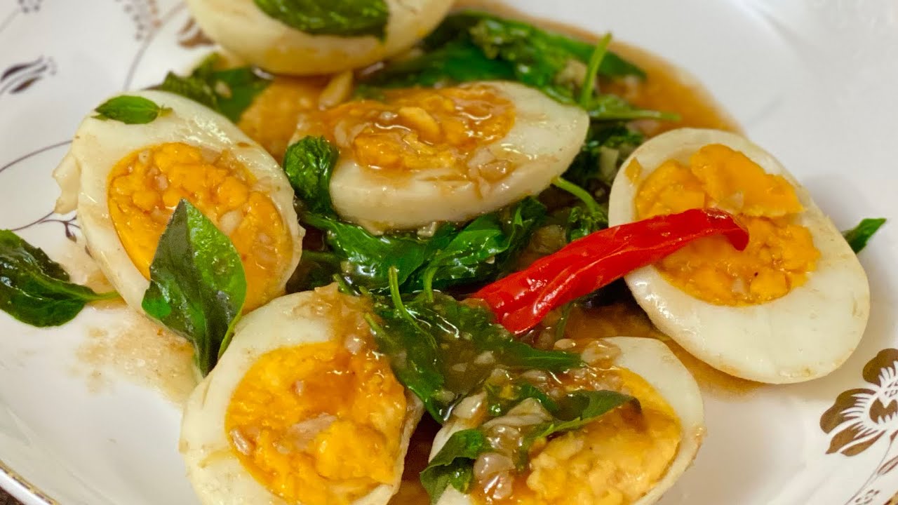 ឆាពងទាជូរអែម - Easy food during lockdown- Vichheka SOK