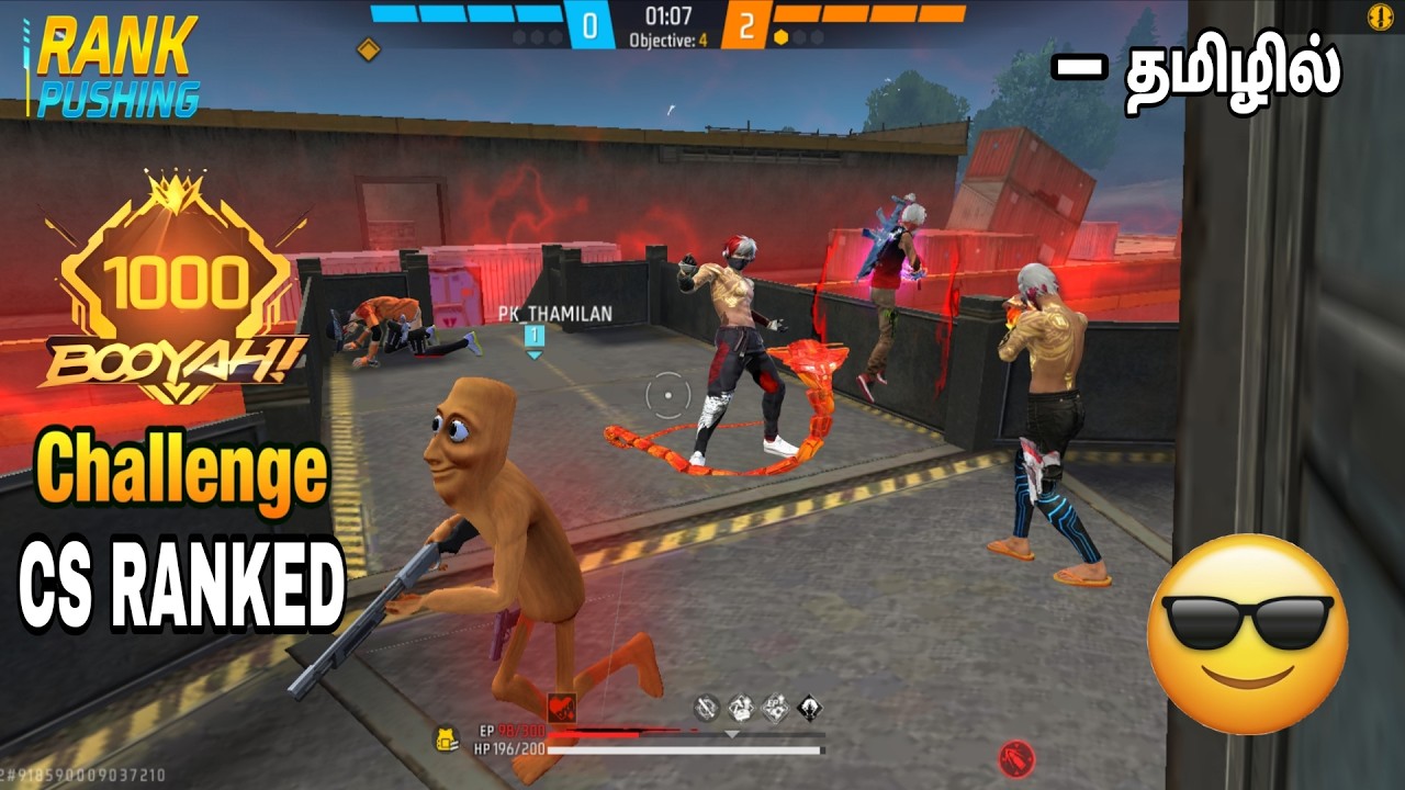 100 BOOYAH STRIKE CHALLENGE💪 BR RANKED FREE FIRE🔥 PKTHAMILAN தமிழில்