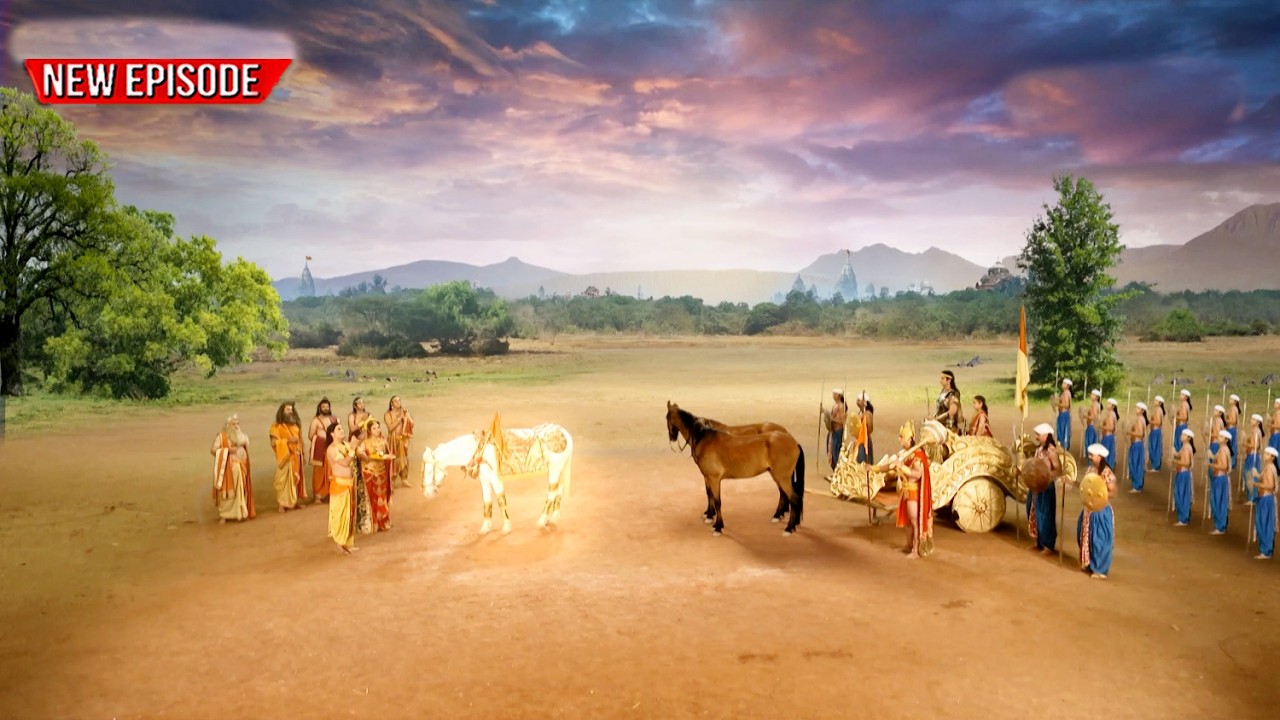 महा एपिसोड -प्रभु श्री राम ने अश्वमेध का यज्ञ का दायित्व सौंपा भरत पुत्र पुष्कल को|Mahabali Hanuman