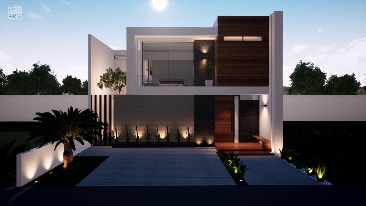 CASA 10x17 M 180 m2  CON ALBERCA | HOUSE 10X17 M Recorrido virtual 3D