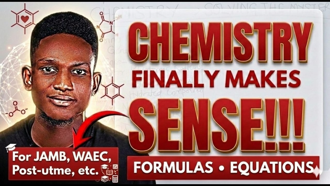 Stop Failing Chemistry: The UNUSUAL Way to Master Formulas & Equations For JAMB, WAEC & POSTUTME