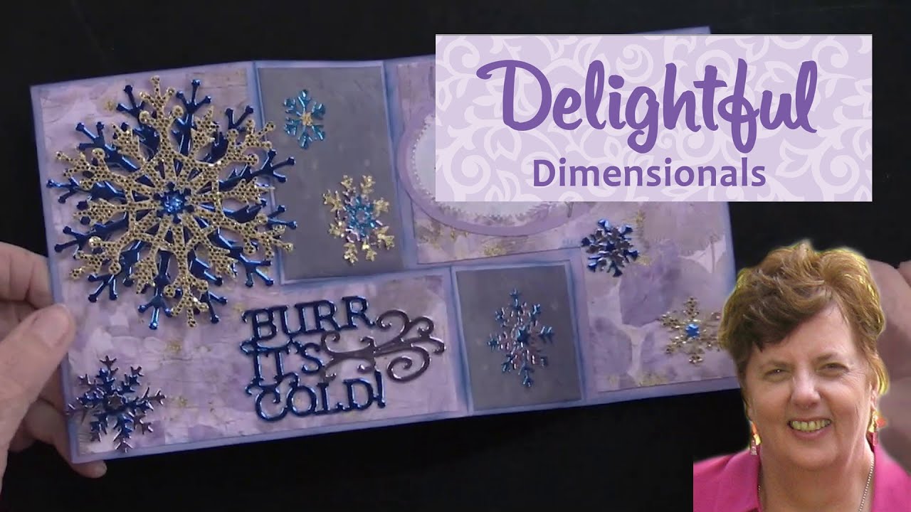 Burr It's Cold! Dies by Delightful Dimensional | PaperWishes.com