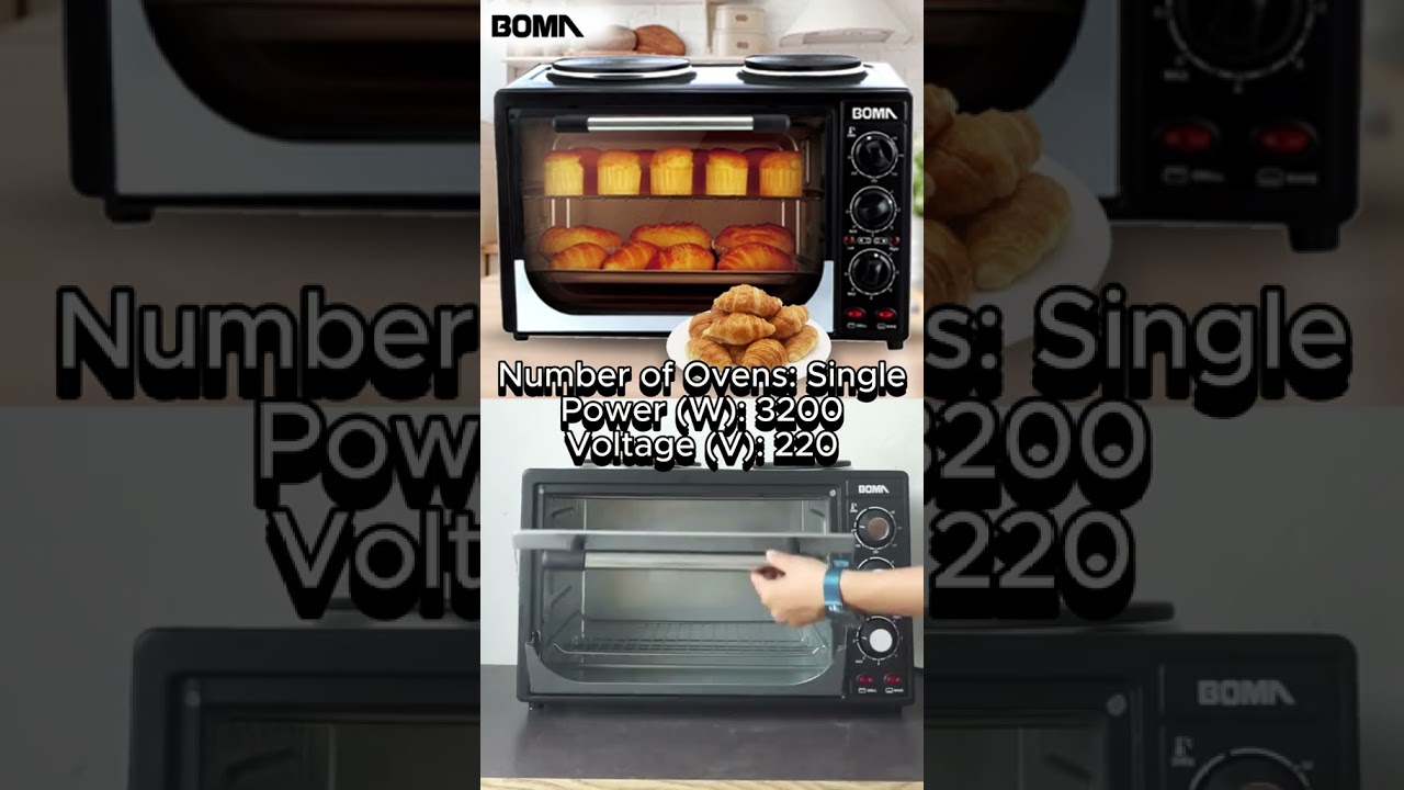 Boma Electric Oven with Dual Hot Plate Stove