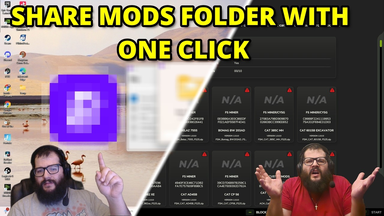 FS25 Share Mods Folder With One Click