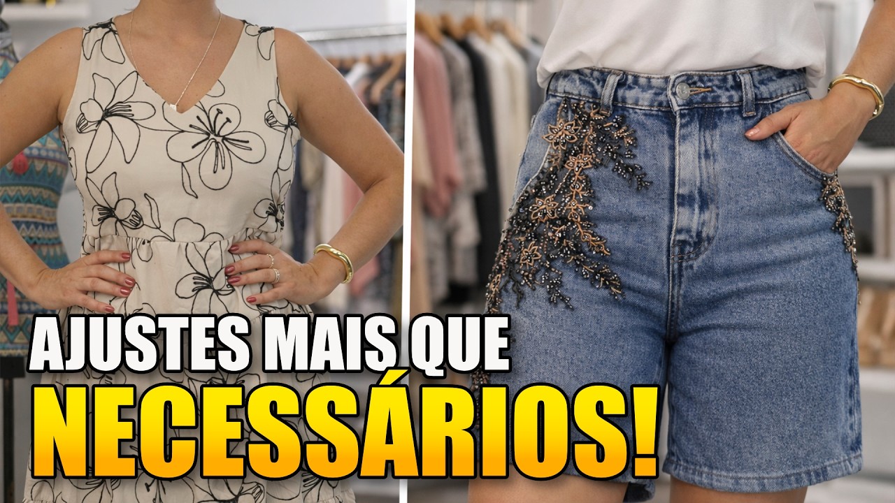 2 Dicas de Ajustes para Roupas Justas ou Manchadas - DIY