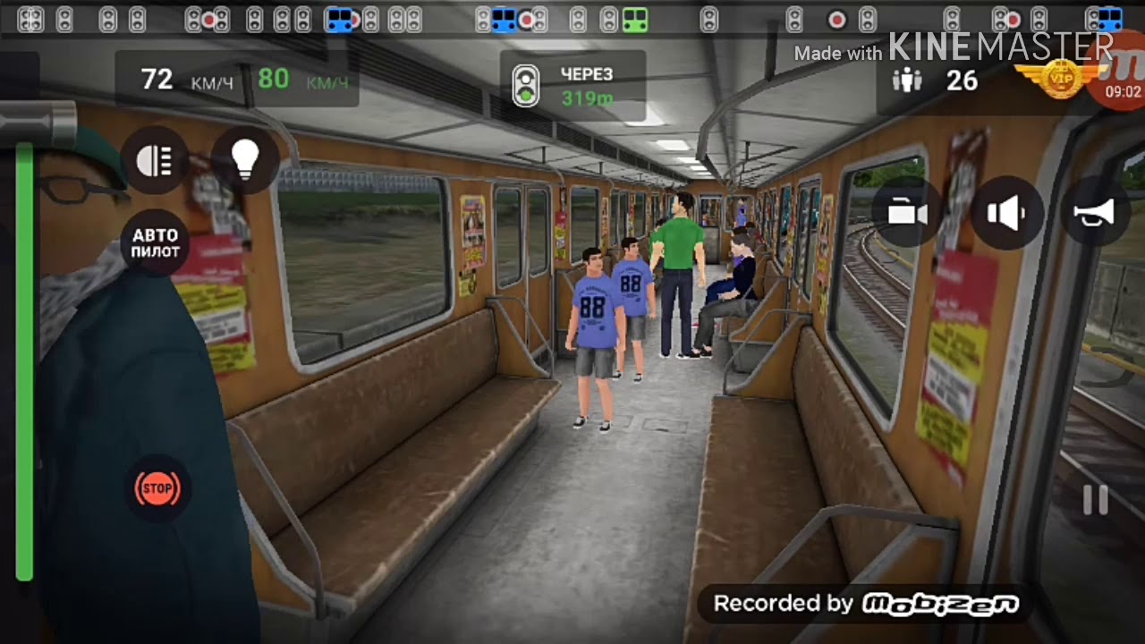 Subway Simulator 3d #1. Едем на номерном: 81-717.2м.