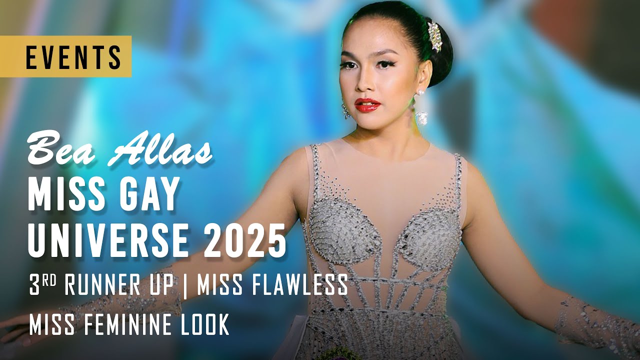 Bea Allas Slays Miss Gay Universe 2025 | Miss Flawless & Miss Feminine Look | Tayug, Pangasinan