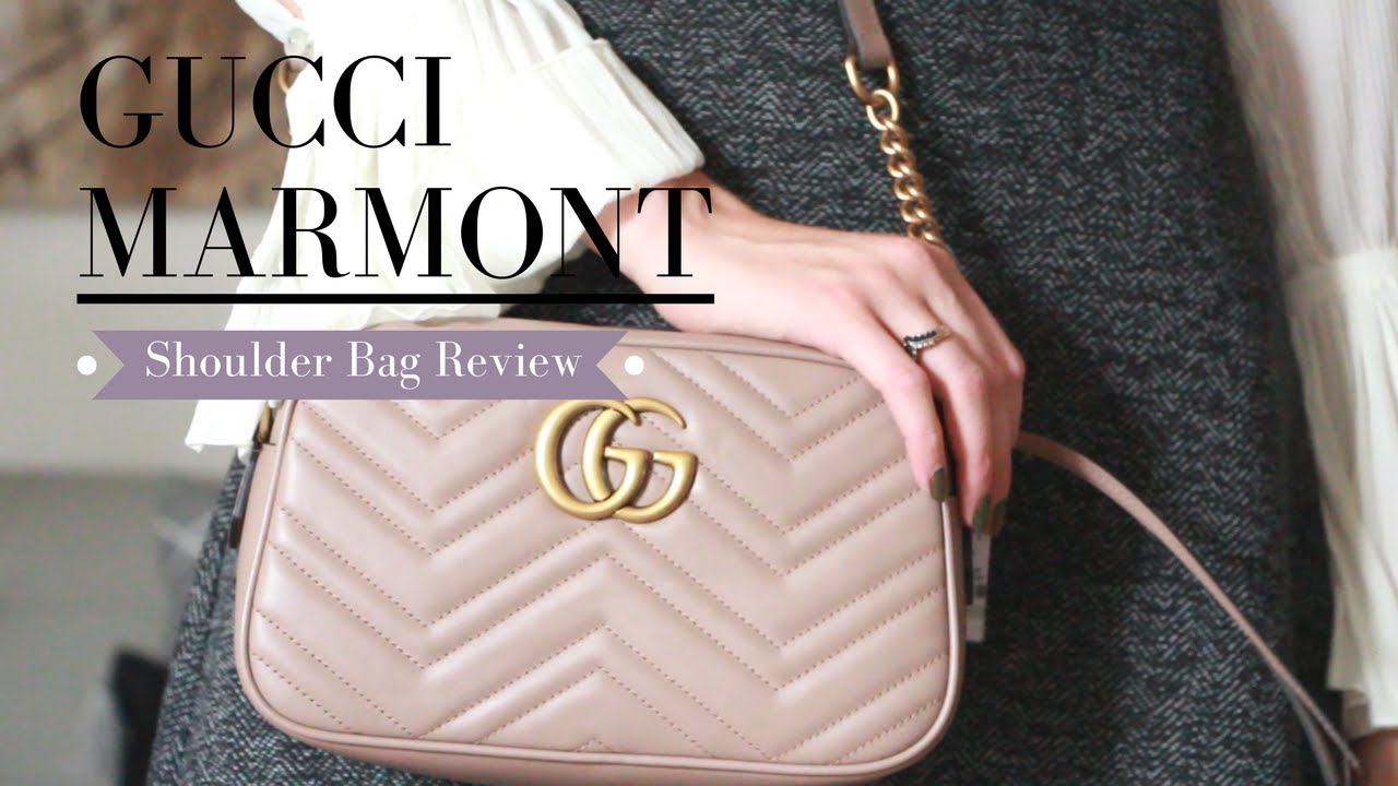 Gucci Marmont Shoulder Bag Unboxing + Nude vs Taupe colour debate || Nataliastyle