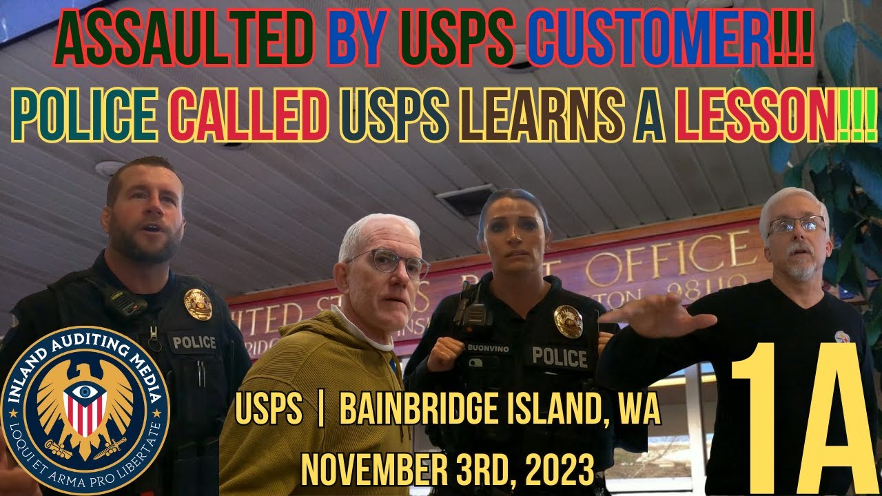 ASSAULTED BY USPS CUSTOMER!!! POLICE CALLED | USPS LEARNS A LESSON!!!